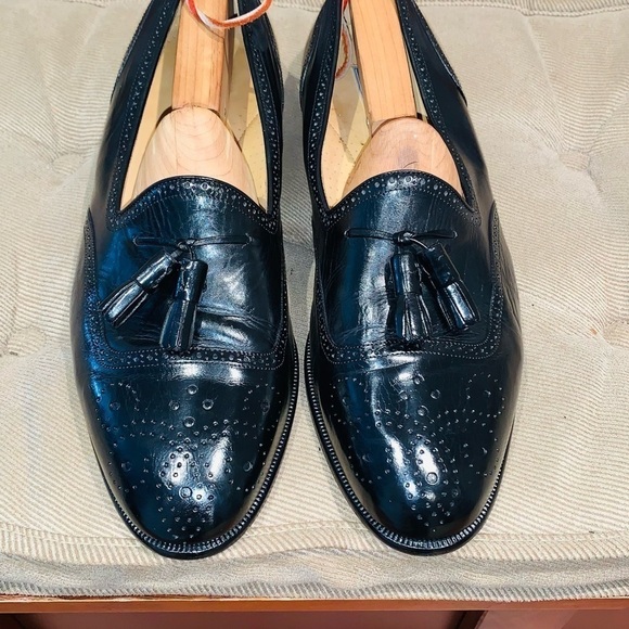 Belmondo Leather Tassel Metalion Loafer. Made in Spain. - Picture 4 of 16